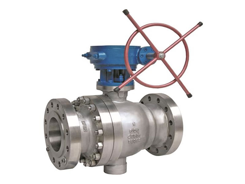 Cast steel Trunnion mounted Ball Valve